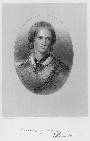 Portrait of Charlotte Bronte (engraving)