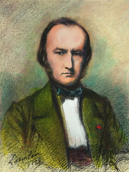 Portrait of Claude Bernard (1813-1878) Physician and Physiologist, Privee Collection