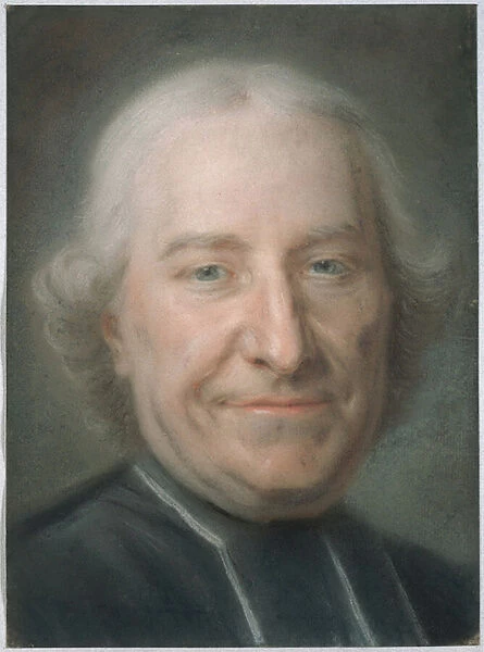Portrait of Claude Charles Deschamps, 1779 (pastel on tan laid paper, laid down on cream laid paper)