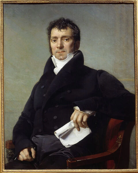 Portrait of Claude Marie Morin Painting by Claude-Marie Dubufe (1790-1864