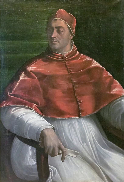 Portrait of Clement VII, before 1527, Sebastiano del Piombo (oil on canvas)