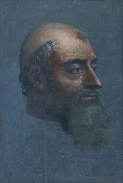 Portrait of Clement VII with beard, 1531 circa, Sebastiano del Piombo (oil on board)