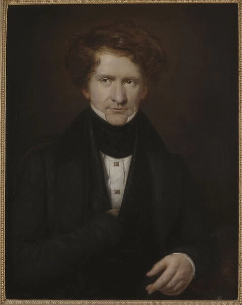 Portrait of the composer Adolf Fredrik Lindblad (1801-1878), by Mazer