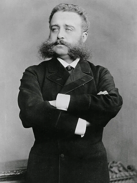 Portrait of Count Agenor Goluchowski (b  /  w photo)