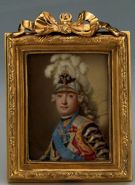 Portrait of Count Grigory Grigoryevich Orlov, c. 1770 (enamel on copper)
