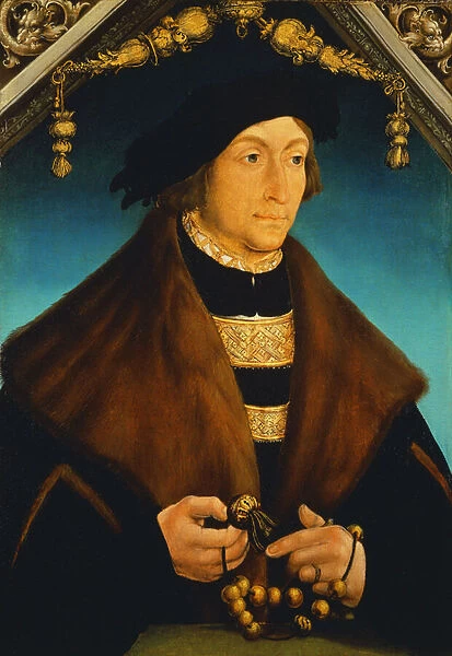 Portrait of the Count Palatine George of Wittelsbach, Bishop of Speyer, (oil on panel)
