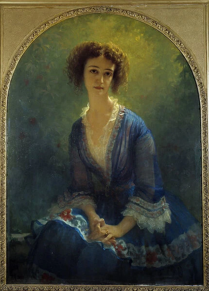 Portrait of the Countess Eugene Pastre, nee Celine de Beaulaincourt (1825-1900