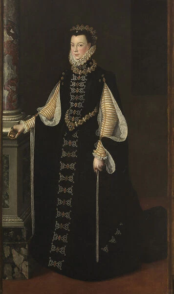 'Portrait d Elisabeth de France (1545-1568) ou Isabelle de Valois