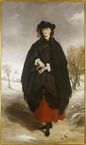 Portrait of Daisy Grant, the Artists Daughter (oil on canvas)
