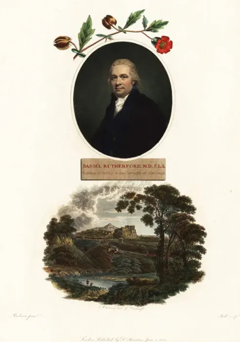 Framed Print : Portrait of Daniel Rutherford, botanist. 1804 (engraving) Framed Print : Portrait of Daniel Rutherford, botanist. 1804 (engraving)