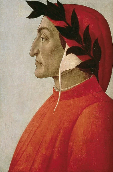 Portrait of Dante (oil on canvas)