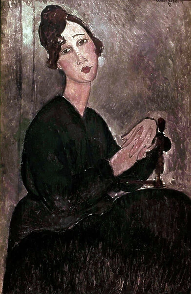 Portrait of Dedie, 1918 (painting)