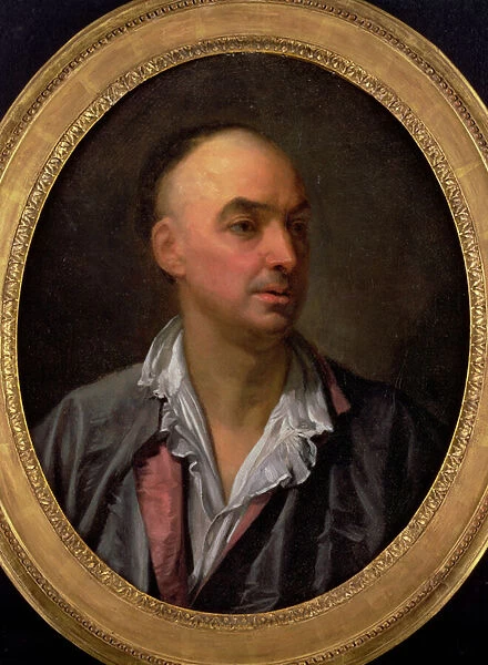 Portrait of Denis Diderot (1713-84) (oil on canvas)