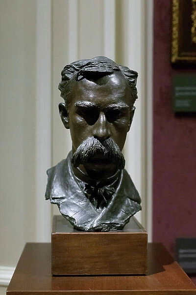 Portrait of doctor Edmond Landolt, 1879 (bronze)