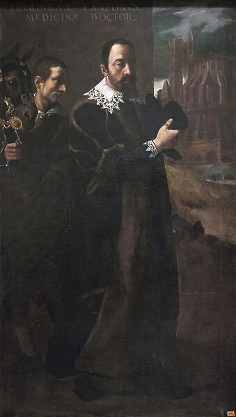 Portrait of Domenico Lanzoni (oil on canvas)