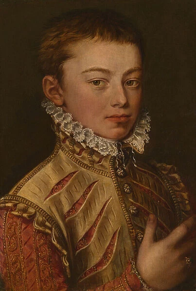 Portrait of Don Juan of Austria, 1559-60 (oil on panel, transferred to canvas)