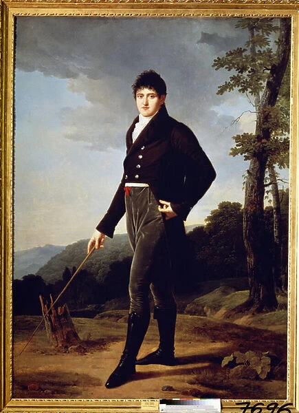Portrait du comte Andrey Bezborodko. Peinture de Robert Lefevre (1756-1830), 1804. Art francais du 19eme siecle. Huile sur toile. Musee de l Ermitage, Saint Petersbourg