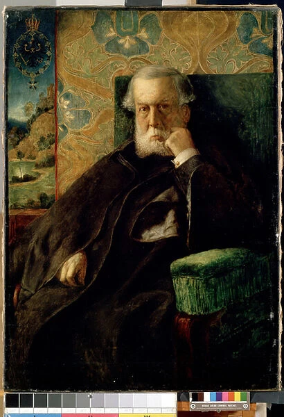 'Portrait du docteur von Meyer'Peinture de Max Klinger (1857-1920) Dim. 111. 3x80. 2 cm Musee des Beaux Arts de Mikalojus Konstantinas Ciurlionis, Kaunas, Lituanie
