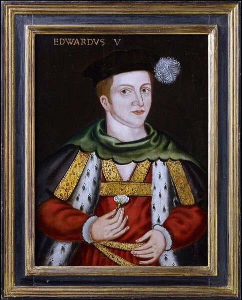 'Portrait du roi d Angleterre Edouard V (1470-1483)'
