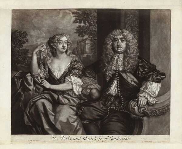 Portrait of the Duke and Duchess of Lauderdale (engraving)