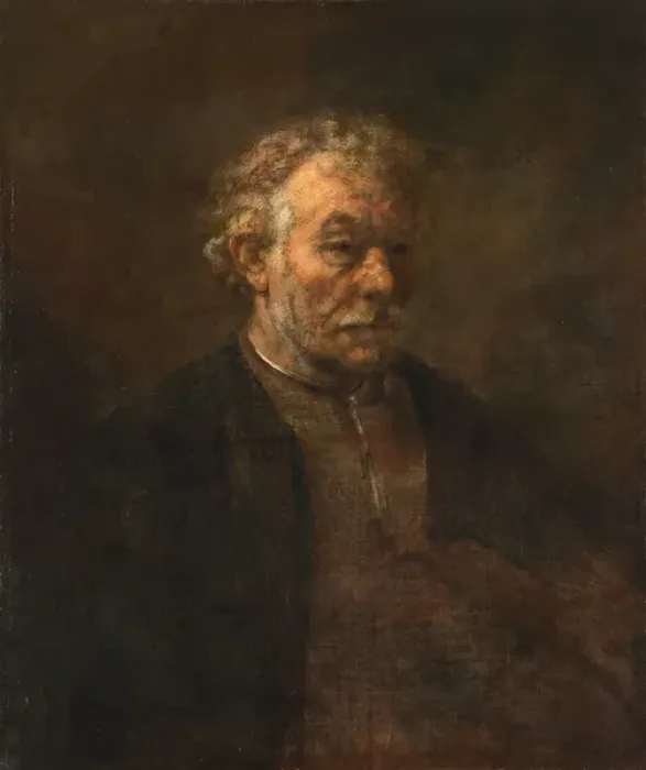 Framed Print : Portrait of an Elderly Man