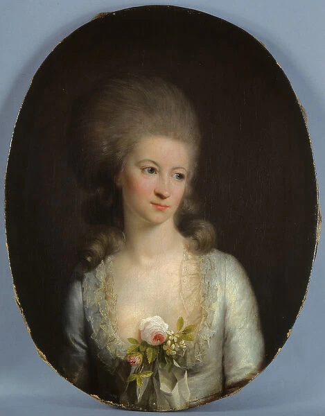 Portrait of Eleonore V. Hennings (oil on canvas)