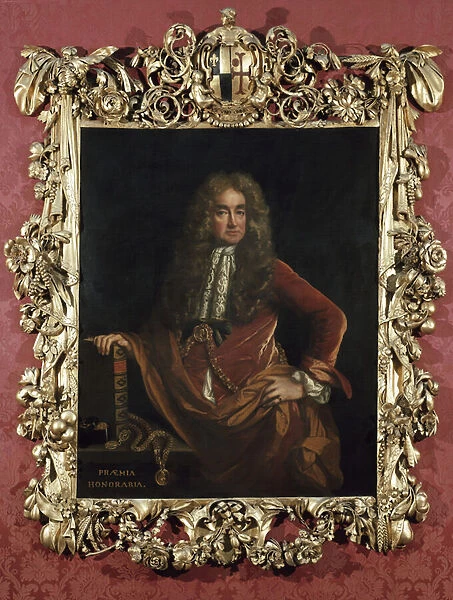 Portrait of Elias Ashmole (oil on canvas)