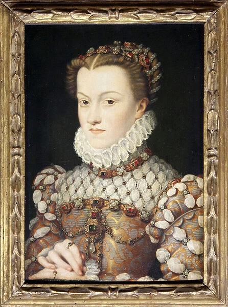 Portrait of Elisabeth of Austria (1554-1592), c. 1571 (oil on canvas)