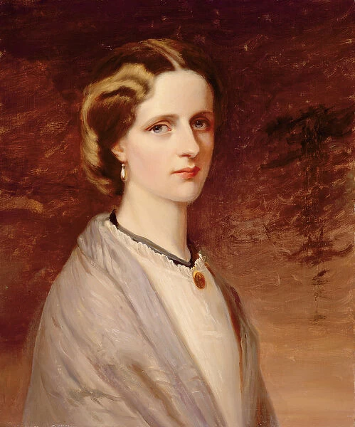 Portrait of Emily, Mrs Meynell Ingram (oil on canvas)