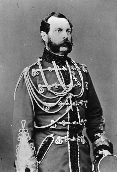 Portrait of Emperor Alexander II of Russia (Alexandre II, Alexandre Nikolaievitch Romanov, Alexander II Nikolaevich) (1818-1881). Albumin Photo, 1863-1868. Russian State Film and Photo Archive, Krasnogorsk