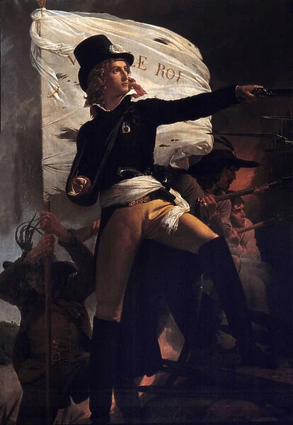 Portrait en pied de Henri Duverger, Comte de La Rochejaquelein