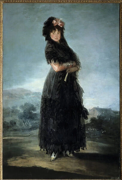Portrait en pied de Mariana Waldstein, Marquise de Santa Cruz (1763-1808