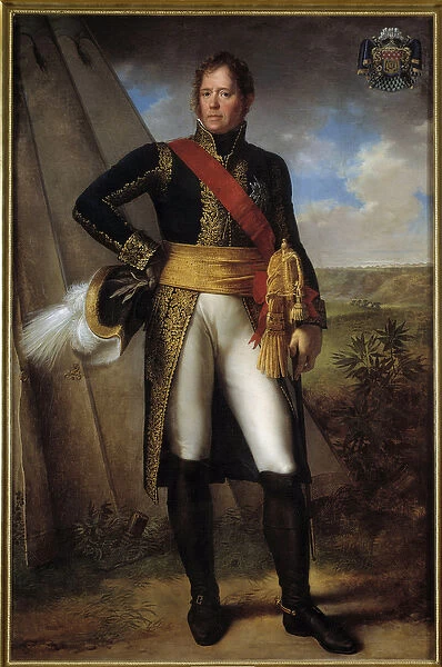 Portrait en pied de Michel Ney (1769-1815) marechal d Empire, Prince of Moscow