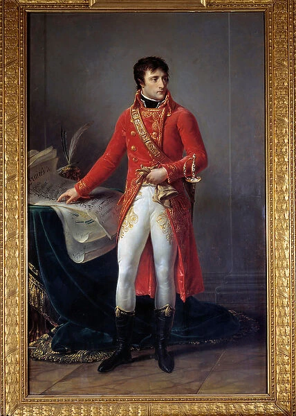 Portrait en pied de Napoleon Bonaparte en Premier Consul (1769-1821
