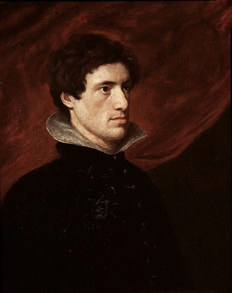 Portrait of the English Writer Charles Lamb, 19th century (painting)