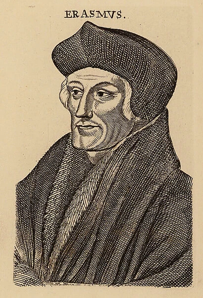 Portrait of Erasmus (engraving)