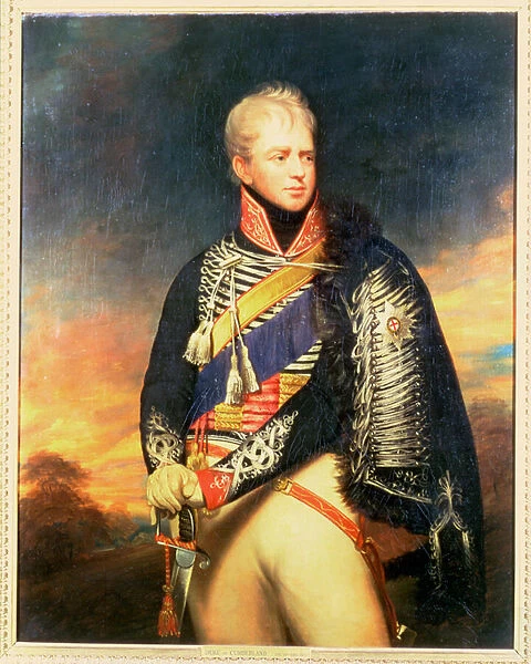 Portrait of Ernest, Duke of Cumberland and King of Hanover (1771-1851) (oil on canvas)