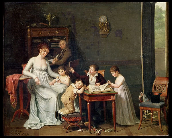 Portrait of a Family, 1800-01 (oil on canvas)