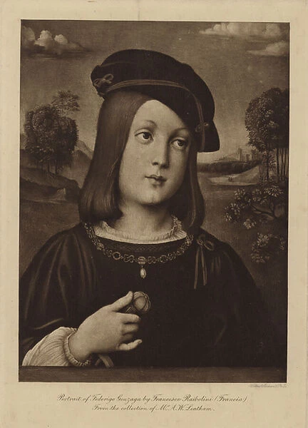 Portrait of Federigo Gonzaga (litho)