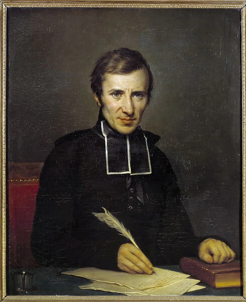 Portrait of Felicite Robert de Lamennais (1782-1854) French Writer