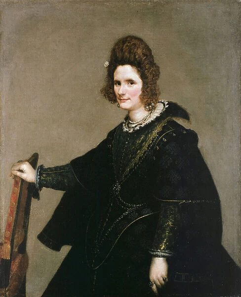 'Portrait de femme'Peinture de Diego Velasquez (1599 - 1660) Ec. Esp. 1630 environ Berlin Staatliche Museen