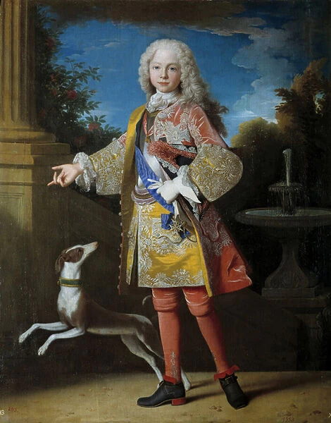 Portrait of Ferdinand de Bourbon, Prince of Asturias: Future Ferdinand VI dit le Sage