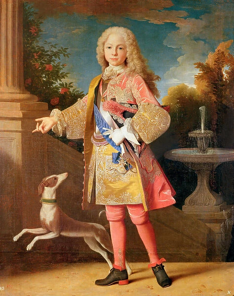 Portrait of Ferdinand of Bourbon, Prince of Asturias, c. 1725-35 (oil on canvas)