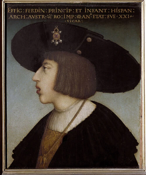 Portrait of Ferdinand I, Holy Roman Emperor and King of Bohemia and Hungary