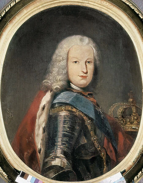 Portrait of Ferdinand VI (Ferdinando) (1713-1759), 18th century (oil on canvas)