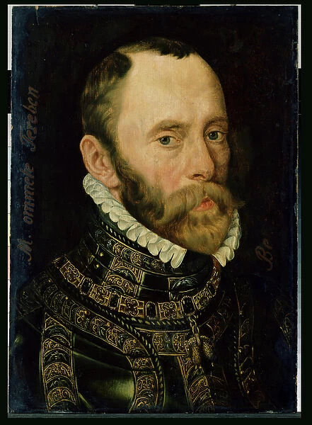 Portrait of Filips van Montmorency (1522-68) Count of Hoorne (oil on panel)
