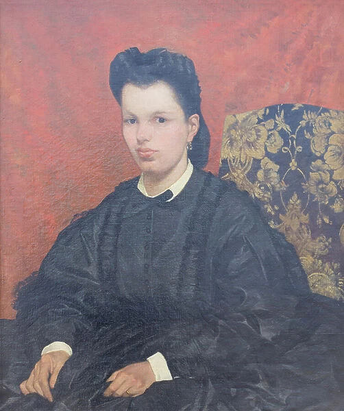 Portrait of the first wife, c. 1865, Giovanni Fattori (painting)