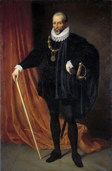 Portrait in foot of Blaise de Montesquiou (1501-1577), lord of Montluc marechal of France