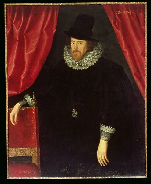 Portrait of Francis Bacon (1561-1626) 1st Baron of Verulam and Viscount of St