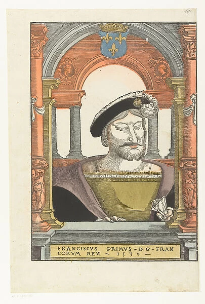 Portrait of Francis I, King of France (1494-1547), Duke of Brittany and count of Provence